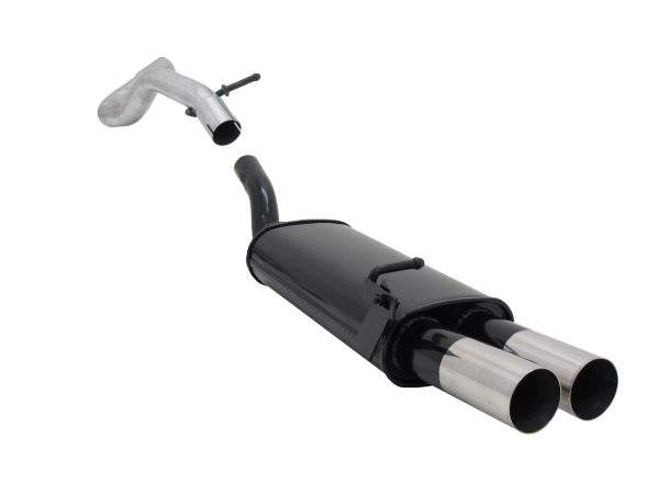Novus Sportauspuff für Audi A3 / Seat Leon / VW Golf 4 / VW New Beetle 2x76mm RL-Design