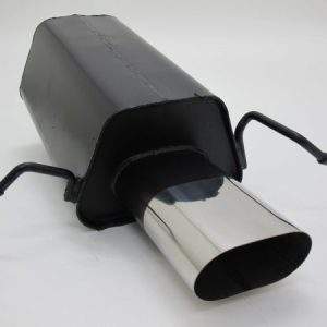 Novus Sportauspuff 135x75mm scharfkantig für Mercedes CLK W209