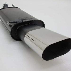 Novus Sportauspuff 135x75mm scharfkantig für VW Golf 3 / Golf 4 Cabrio