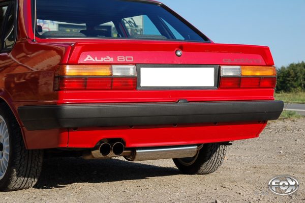 Audi 80/90 Typ 85 quattro Facelift Endschalldämpfer - 2x76 Typ 14 – Bild 2