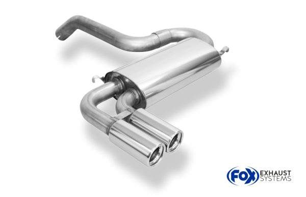 Audi S2 Typ 89 quattro Endschalldämpfer Ø70mm - 2x76 Typ 13