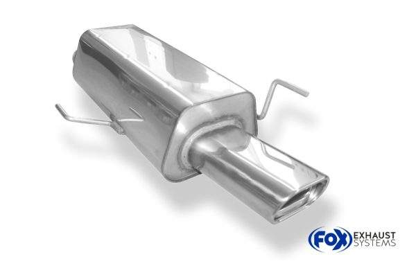 Audi 80 Typ B4 Limousine & Avant Endschalldämpfer Ø63,5mm - 135x80 Typ 53 – Bild 2