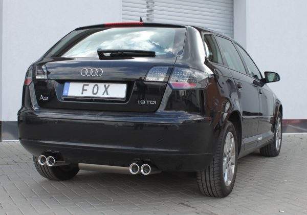 Audi A3 - 8P Sportback Endschalldämpfer Ausgang rechts/links - 2x76 Typ 13 rechts/links