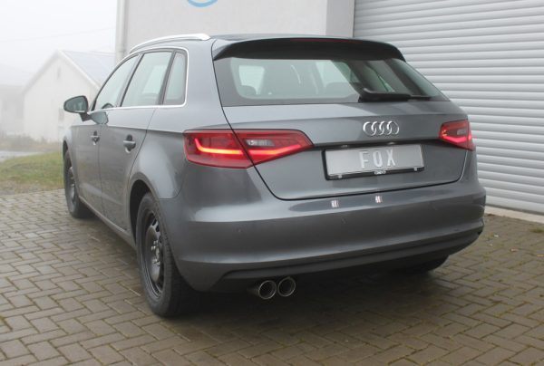 Audi A3 - 8V Sportback Endschalldämpfer einseitig - 2x80 Typ 25 – Bild 5