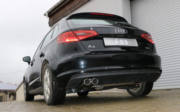 Audi A3 - 8V Sportback Endschalldämpfer einseitig - 2x88x74 Typ 32 – Bild 2