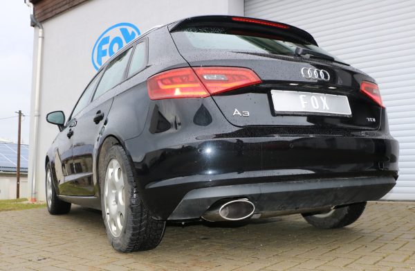 Audi A3 - 8V Sportback Endschalldämpfer einseitig - 160x90 Typ 38