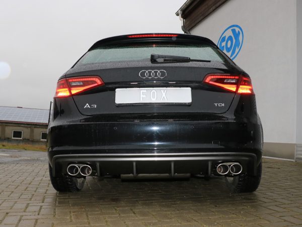 Audi A3 - 8V Sportback Endschalldämpfer Ausgang rechts/links - 2x88x74 Typ 32 rechts/links – Bild 5