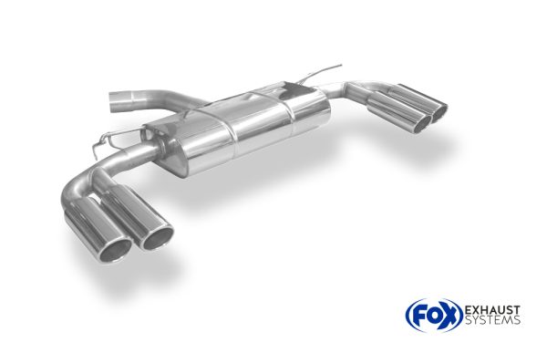 Audi A3 - 8V Sportback Endschalldämpfer Ausgang rechts/links - 2x88x74 Typ 32 rechts/links