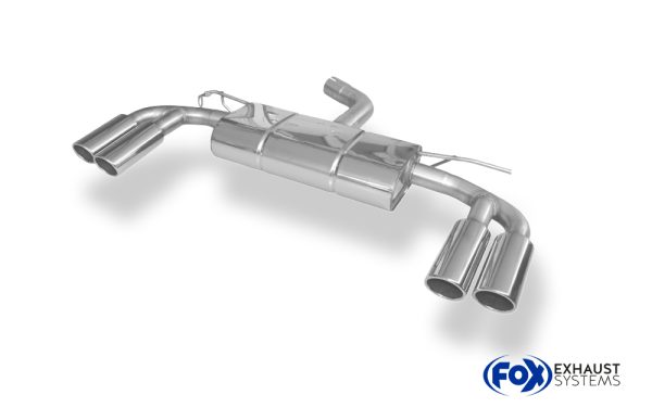 Audi A3 - 8V Sportback Endschalldämpfer Ausgang rechts/links - 2x88x74 Typ 32 rechts/links – Bild 3