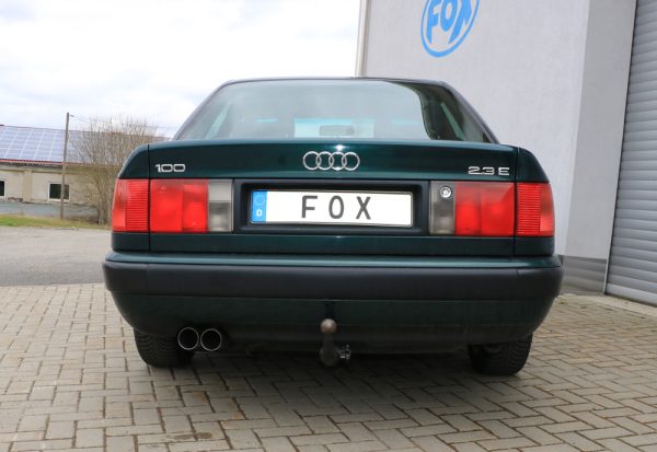 Audi 100/A6 Typ C3/C4 Frontantrieb Endschalldämpfer - 2x76 Typ 10 – Bild 5