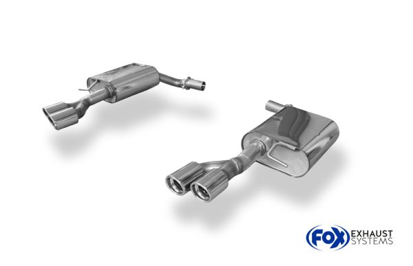 Audi A6 Typ 4F Endschalldämpfer rechts/links - 2x76 Typ 17 rechts/links