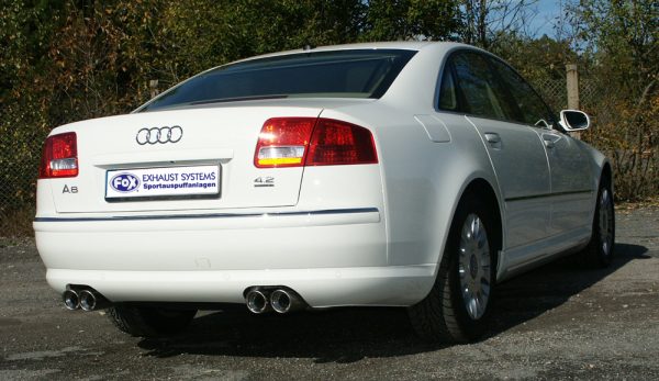Audi A8 Typ 4E Endschalldämpfer rechts/links Ø70mm - 2x80 Typ 17 rechts/links – Bild 4