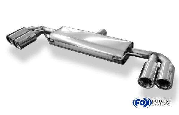 Audi TT 8J - 3,2 V6 Endschalldämpfer rechts/links - 2x100 Typ 17 rechts/links seitlich versetzt – Bild 4