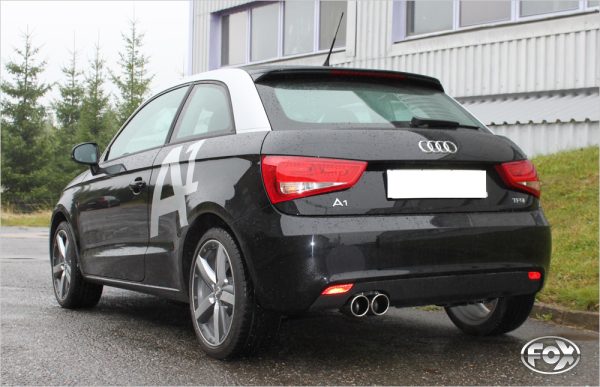 Audi A1 Kompakt/ A1 Sportback Endschalldämpfer - 2x90 Typ 16 – Bild 4