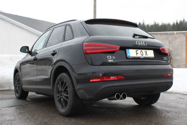 Audi Q3 quattro Diesel Endschalldämpfer - 2x80 Typ 16 – Bild 2