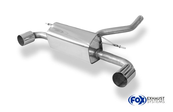 BMW F20/F21 - 120d Endschalldämpfer quer Ausgang rechts/links - 1x100 Typ 10 rechts/links