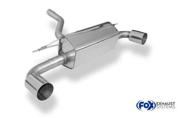 BMW F20/F21 - 120d Endschalldämpfer quer Ausgang rechts/links - 1x100 Typ 10 rechts/links – Bild 2