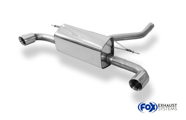 BMW F20/F21 - 120d Endschalldämpfer quer Ausgang rechts/links - 1x90 Typ 25 rechts/links