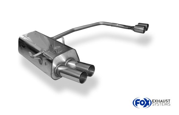 BMW E36 316/ 318/ 320/ 323/ 325/ 328 Endschalldämpfer Ausgang rechts/links - 2x76 Typ 10 rechts/links – Bild 2