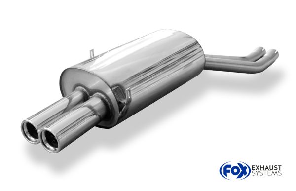 BMW E46 320/ 323/ 325/ 328/ 330 Endschalldämpfer zweiflutig - 2x76 Typ 13