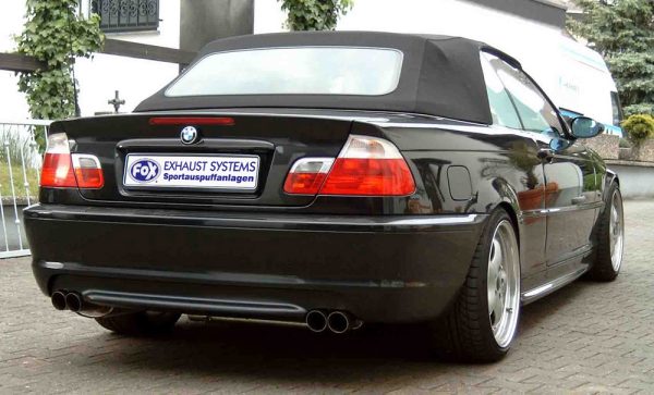 BMW E46 320/ 323/ 325/ 328/ 330 Endschalldämpfer Ausgang rechts/links zweiflutig - 2x76 Typ 10 rechts/links – Bild 6