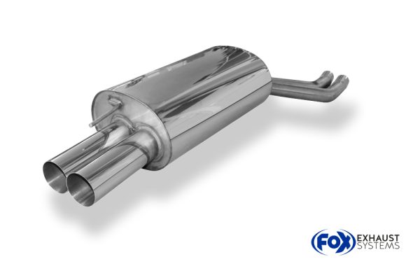 BMW E46 330d/ 330xd Endschalldämpfer zweiflutig - 2x76 Typ 10
