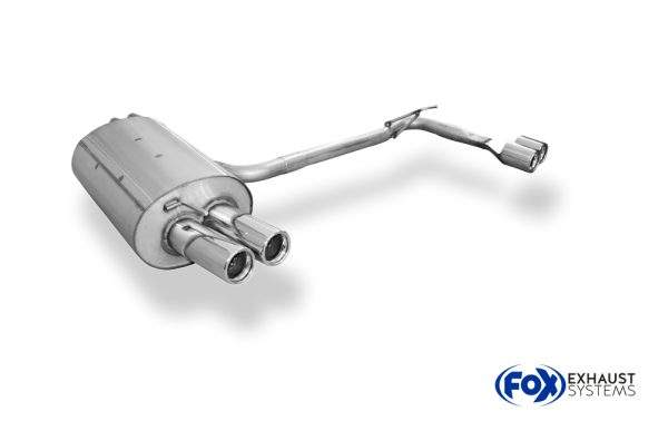 BMW E46 330d/ 330xd Endschalldämpfer Ausgang rechts/links zweiflutig - 2x76 Typ 13 rechts/links – Bild 2