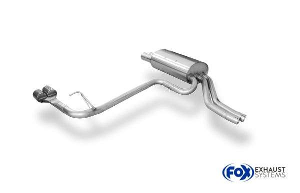 BMW E46 330d/ 330xd Endschalldämpfer Ausgang rechts/links zweiflutig - 2x76 Typ 13 rechts/links – Bild 3