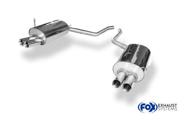 BMW E38 730i/ 735i/ 740i - Ohne Stoßstangenausschnitt Endschalldämpfer rechts/links - 2x76 Typ 25 rechts/links – Bild 3