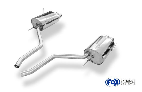 BMW E38 730i/ 735i/ 740i - Ohne Stoßstangenausschnitt Endschalldämpfer rechts/links - 2x76 Typ 25 rechts/links – Bild 4