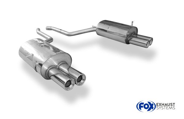 BMW E38 730i/ 735i/ 740i - Mit Stoßstangenausschnitt Endschalldämpfer rechts/links - 2x90 Typ 13 rechts/links