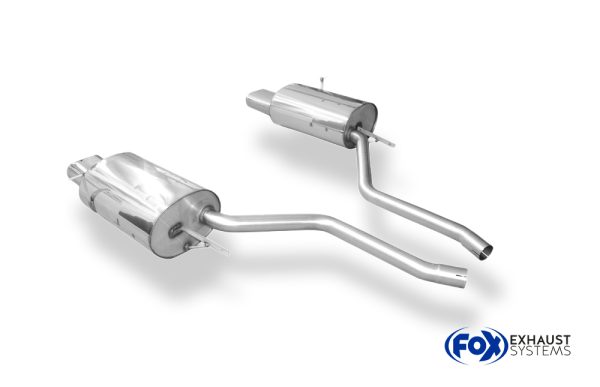 BMW E38 730i/ 735i/ 740i - Mit Stoßstangenausschnitt Endschalldämpfer rechts/links - 160x80 Typ 53 rechts/links – Bild 4