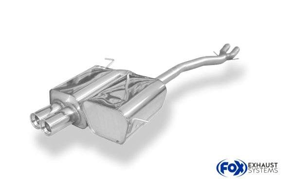 BMW Z4 E85 Endschalldämpfer inkl. Y-Verbindungsrohr 2x50mm - 2x80 Typ 13 – Bild 2