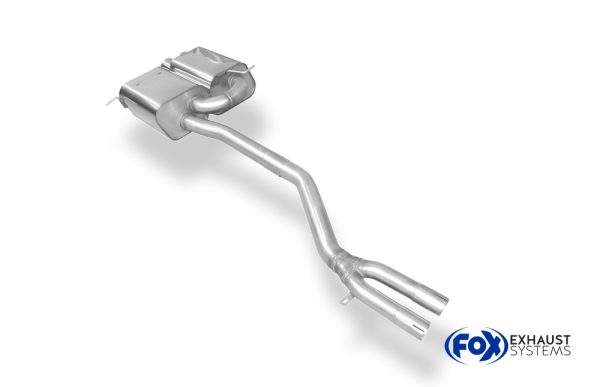 BMW Z4 E85 Endschalldämpfer inkl. Y-Verbindungsrohr 2x50mm - 2x80 Typ 13 – Bild 3