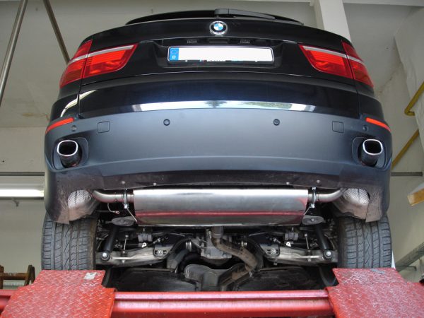 BMW X5 Typ E70 Diesel Endschalldämpfer quer Ausgang rechts/links - 1x93x79 Typ 71 rechts/links