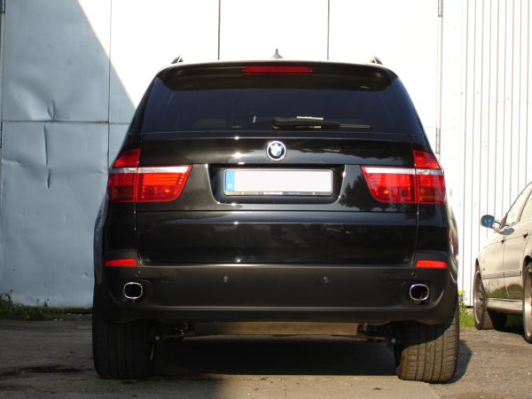 BMW X5 Typ E70 Diesel Endschalldämpfer quer Ausgang rechts/links - 1x93x79 Typ 71 rechts/links – Bild 2
