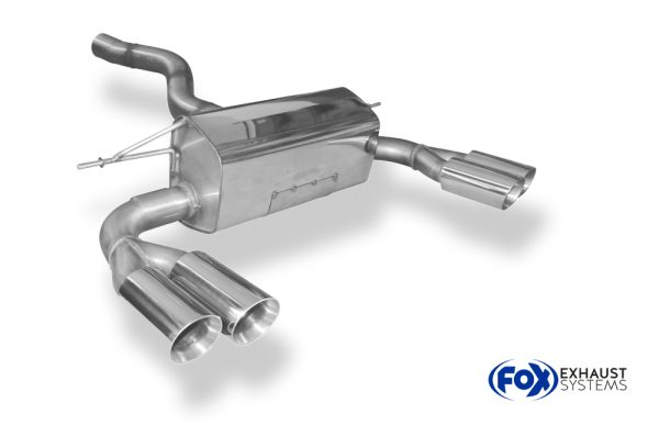 BMW F32/F33/F36 - 435i - M-Paket Endschalldämpfer quer Ausgang rechts/links - 2x80 Typ 25 rechts/links