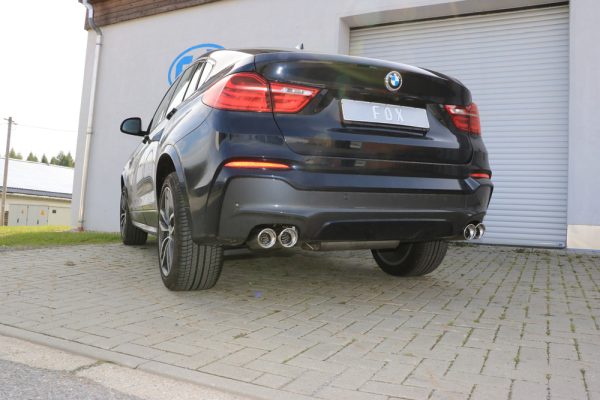 BMW X4 F26 Endschalldämpfer quer Ausgang rechts/links - 2x90 Typ 17 rechts/links – Bild 2