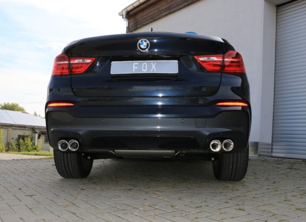 BMW X4 F26 Endschalldämpfer quer Ausgang rechts/links - 2x90 Typ 17 rechts/links – Bild 4
