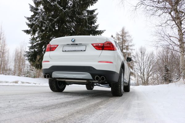 BMW X4 F26 ohne M-Paket Endschalldämpfer quer Ausgang rechts/links - 2x90 Typ 25 rechts/links – Bild 7