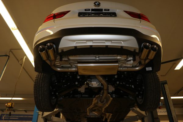 BMW X4 F26 ohne M-Paket Endschalldämpfer quer Ausgang rechts/links - 2x90 Typ 25 rechts/links – Bild 9