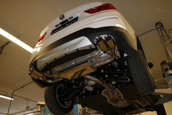 BMW X4 F26 ohne M-Paket Endschalldämpfer quer Ausgang rechts/links - 2x90 Typ 25 rechts/links – Bild 10