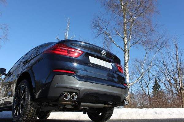 BMW X4 F26 - 35i 35d Endschalldämpfer quer Ausgang rechts/links - 2x90 Typ 17 rechts/links – Bild 2