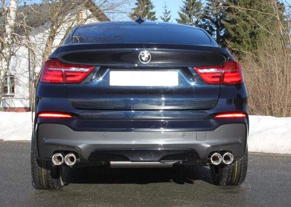 BMW X4 F26 - 35i 35d Endschalldämpfer quer Ausgang rechts/links - 2x90 Typ 17 rechts/links – Bild 3