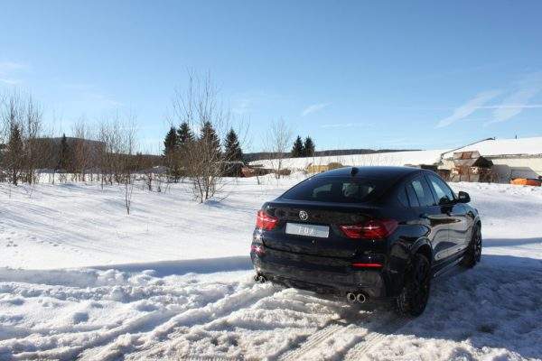 BMW X4 F26 - 35i 35d Endschalldämpfer quer Ausgang rechts/links - 2x90 Typ 17 rechts/links – Bild 5