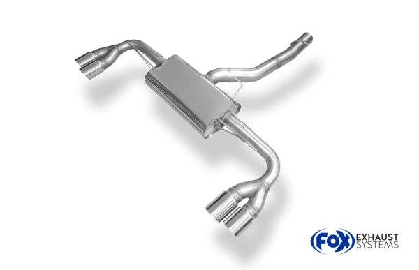 BMW X4 F26 ohne M-Paket - 35i 35d Endschalldämpfer quer Ausgang rechts/links - 2x90 Typ 25 rechts/links – Bild 2