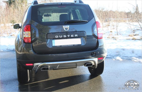 Dacia Duster 4x4 Endschalldämpfer quer Ausgang rechts/links - 145x65 Typ 59 rechts/links – Bild 5