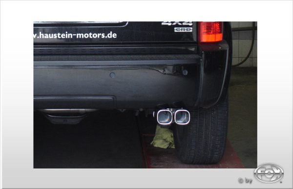 Dodge Nitro Endrohrsystem einseitig rechts - 2x78x75 Typ 70 – Bild 2