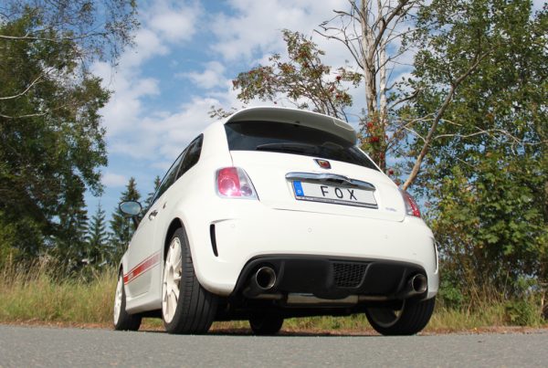 Fiat 500 Abarth Endschalldämpfer quer Ausgang rechts/links - 1x100 Typ 25 rechts/links – Bild 6