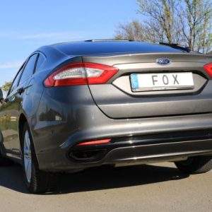 Mondeo V Schrägheck/ Turnier/ Stufenheck Endschalldämpfer quer Ausgang rechts/links - Ausgang der Endrohre in der originalen Stoßstange
